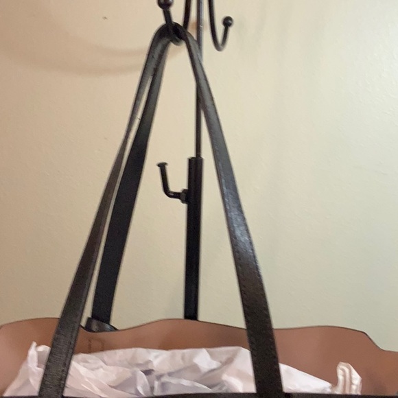 FURLA Sally Saffiano Leather Tote (EUC) Black - Picture 8 of 17